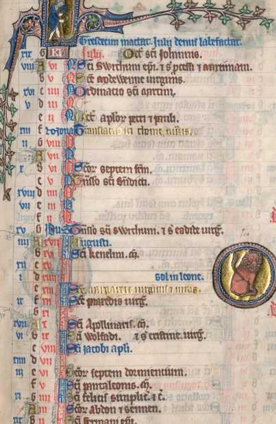 Kalenderblatt Juli. Tierkreiszeichen Löwe ... de