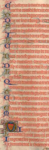 Initiale D(eus tun iuge) mit ... da