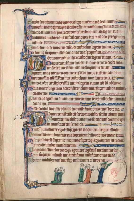 Historisierte Initiale P(orcio mea Domine) ... uit