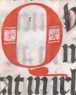 Historisierte Initiale T (Christus wird ... din