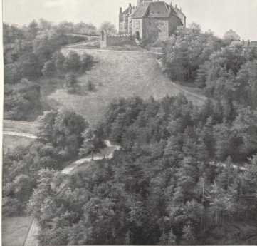 Tafel 10:Die Wartburg. Ansicht von Norde...