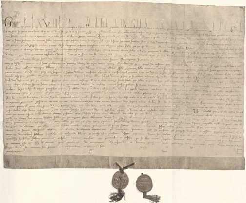 Faksimile:Papst Greogors IX. Bulle der H...