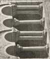 Tafel 11:Der Mittelteil der Westfassade ...