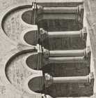 Tafel 11:Der Mittelteil der Westfassade ...
