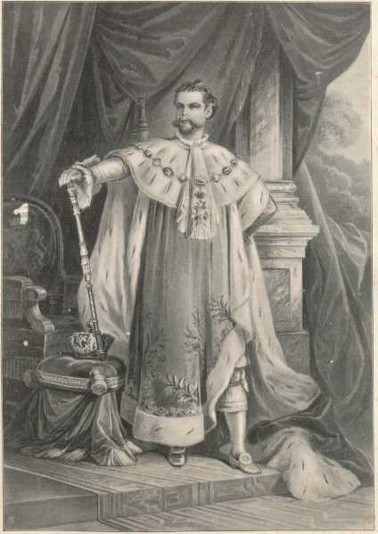 Tafel 1:König Ludwig II. von Bayern.
