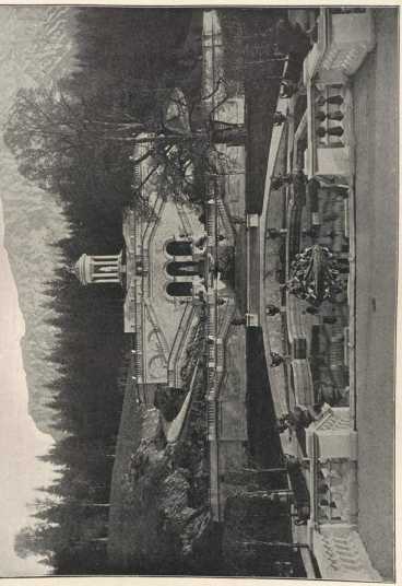 Tafel 35:Linderhof. Terrassen mit Venust...