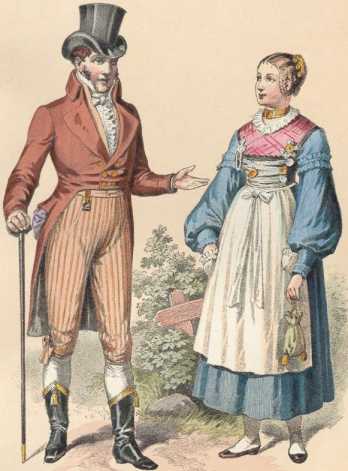 Tafel 4: Münchens Trachten aus ... din