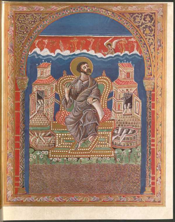 Evangelistenbild (Matthäus) aus
