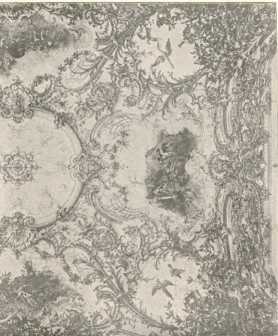 Tafel 13Stuck-Plafond, Louis XV.Hellblau...