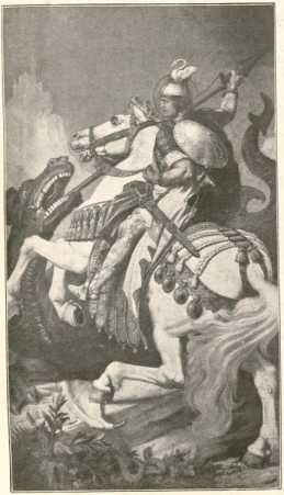 Tafel 33St. Georg mit dem Drachen.Wandge...
