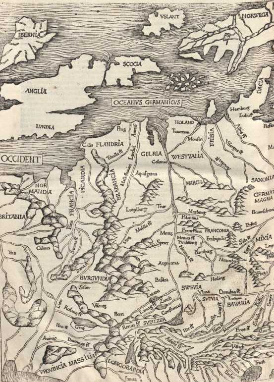 Deutschlandkarte (vielmehr Europa) ... de