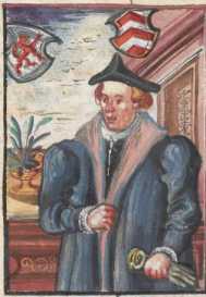 Miniatur: LXVIII. Rupertus dans