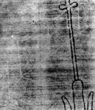 Bl. 19: Wasserzeichen: langstieliges Kreuz ... de