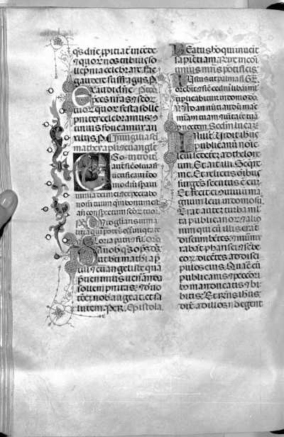 Initiale mit Miniatur da