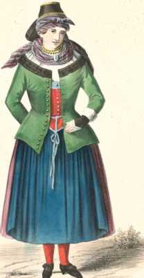 Tafel 10 Grabfeld (Oberessfeld) [Frauentracht] ... aus