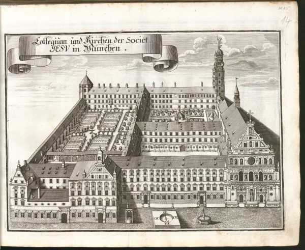 M 15:Collegium und Kirchen der Societati...
