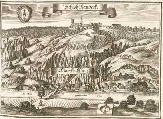 M 30:Schloß Randeck. / Marckh Essing.
