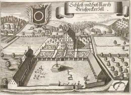 M 46:Schloß und Hof-March Griespeckerze...