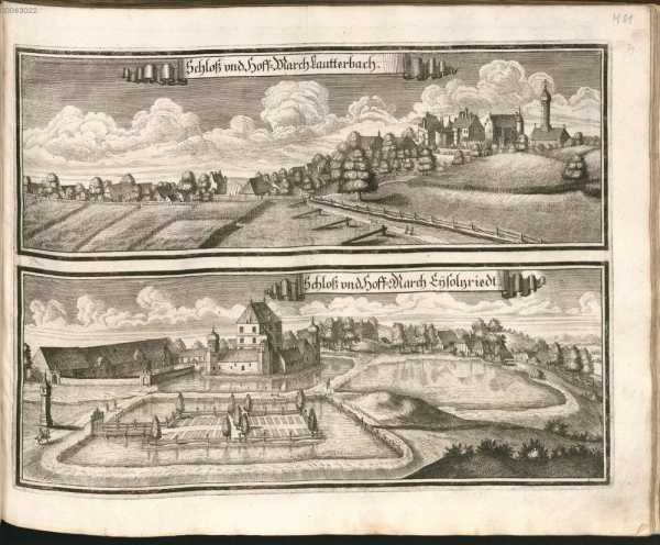 M 81:Schloß und Hoff-March Lautterbach....