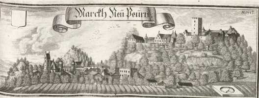M 171:Marckh Neü Peürn.Schloß Farmach...