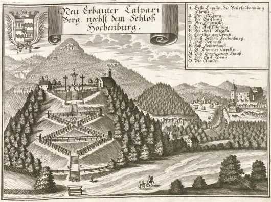 M 205:Neu Erbauter Calvari Berg nechst d...
