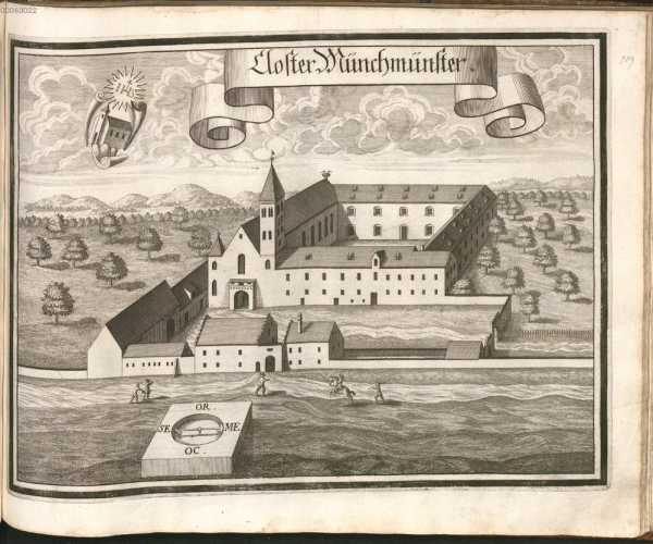 [M 215:]Closter Münchmünster.

