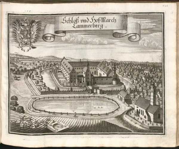 M 60:Schloß und Hof-March Cammerberg.
 ... dans
