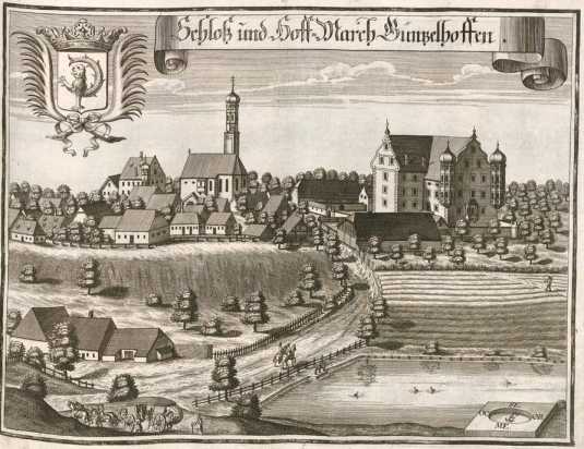 M 75:Schloß und Hoff-March Günczelhoffen.
 ... aus
