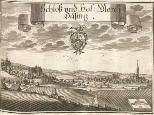 M 107:Schloß und Hof-March Däsing.
 ... aus
