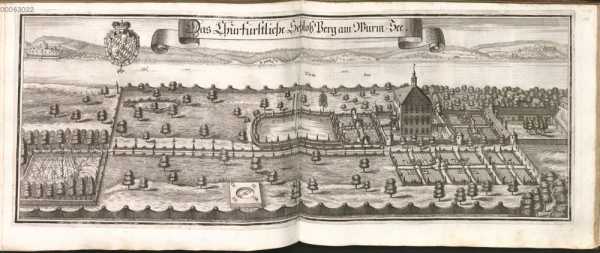 M 199:Das Churfürstliche Schloß Perg ... from