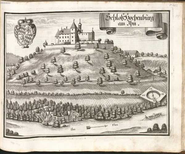 M 223:Schloß Hochenburg am Ihn.
 ... dans