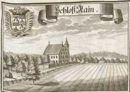 M 170:Marckh Rosenhaimb.Schloß Rain.
