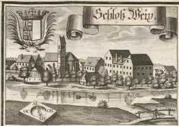 M 58:Crantsperg.Sicz Talhausen.Schloß Weix.
 ... uit