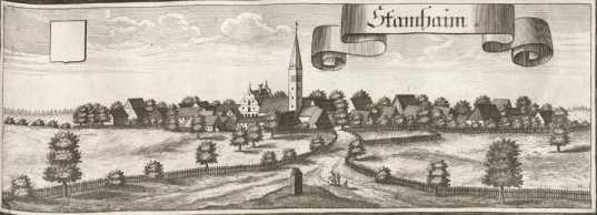 M 192:Schloß Carlstain.Schloß Riedthaim.Stamhaim.
 ... from