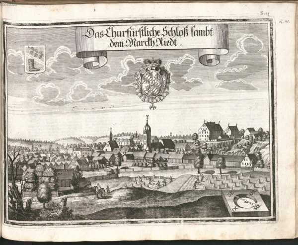 B 40:Das Churfürstliche Schloß sambt d...