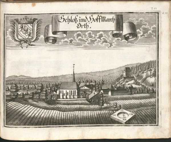 B 51:Schloß und Hoff March Orth.
