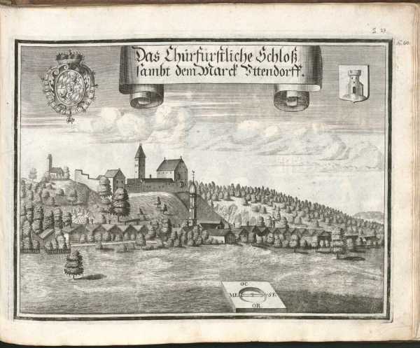 B 60:Das Churfürstliche Schloß sambt d...
