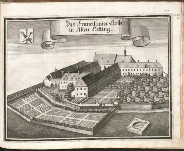 B 68:Das Franciscaner Closter in Alten O...