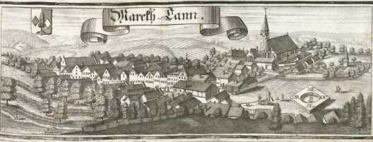 B 77:Schloß Burckhfriedt.Schloß Waldberg.Marckh Tann.
