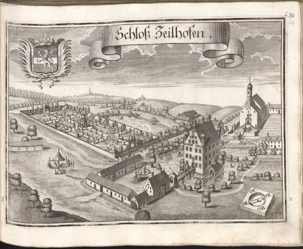 L 36: Schloß Zeilhofen. (-- ... dans