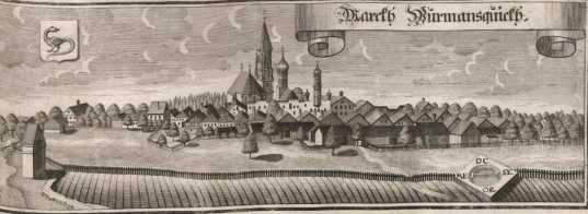 L 50: Marckh Wurmansquickh. Schloß ... from