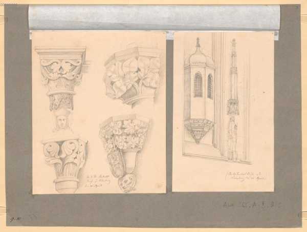 3a. Nürnberg. St. Sebald, Konsolen; ... aus