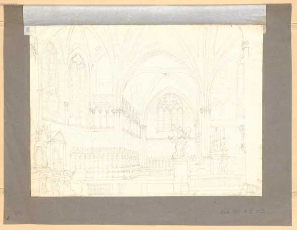 Assisi, Basilika San Francesco, nördliches ... aus