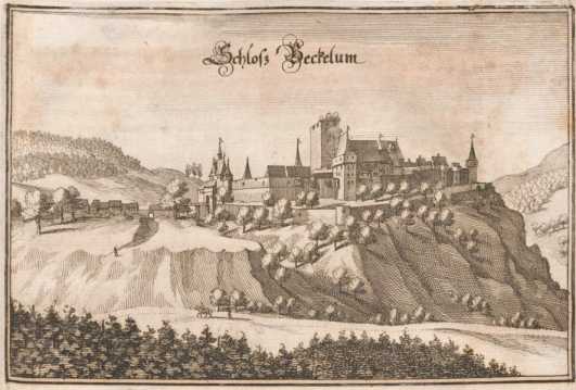 Tafel 11: Schloß Beckelum. Schloß ... aus
