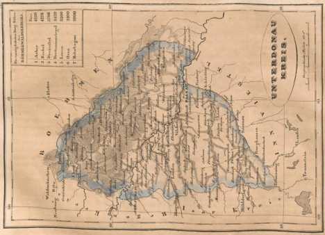- Karte 4 Unterdonau-Kreis (4**)
