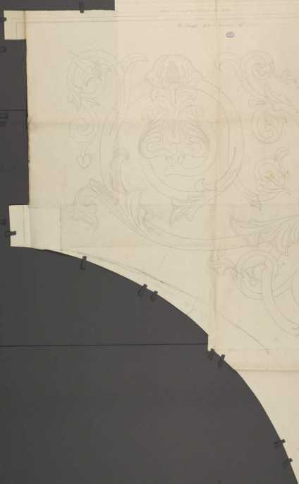 Zweites Seitenschiff: Ornament-Detail ... uit