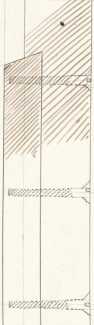 Durchfahrt, Haupttor in Schnitt-Details ...