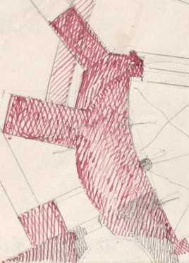 Donjon, Detailgrundriss vom Eingang mit ...
