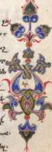 Miniatur und Initiale de