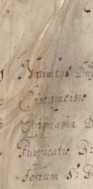 Handschriftliches Inhaltsverzeichnis
